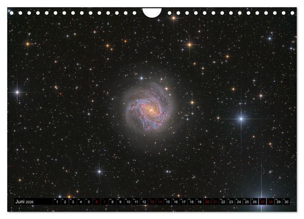 Produktbild: Galaxien im Universum (Wandkalender 2026 DIN A4 quer), CALVENDO Monatskalender