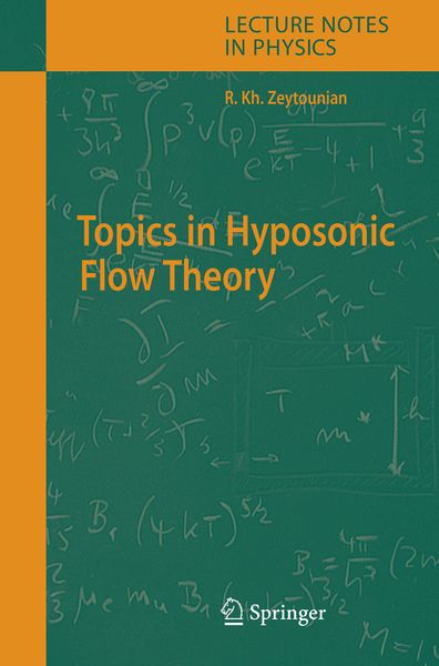 Produktbild: Topics in Hyposonic Flow Theory