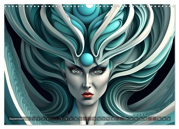 Produktbild: Fantasie Universum Sch&ouml;nheiten (Wandkalender 2026 DIN A3 quer), CALVENDO Monatskalender