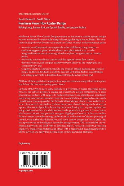 Produktbild: Nonlinear Power Flow Control Design