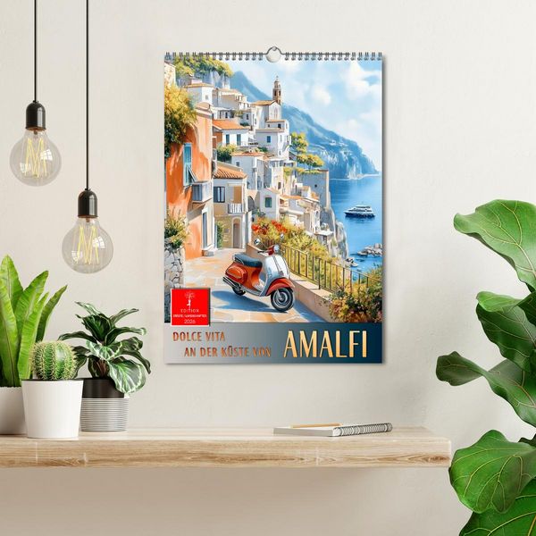 Produktbild: Dolce Vita an der K&uuml;ste von Amalfi (Wandkalender 2026 DIN A3 hoch), CALVENDO Monatskalender