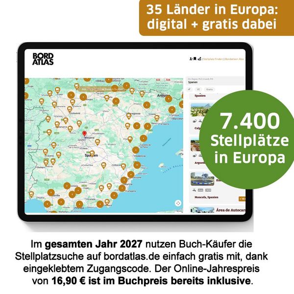 Produktbild: Bordatlas Stellplatzf&uuml;hrer 2027