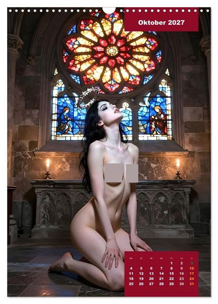 Produktbild: Gothic Engel (Wandkalender 2027 DIN A3 hoch), CALVENDO Monatskalender