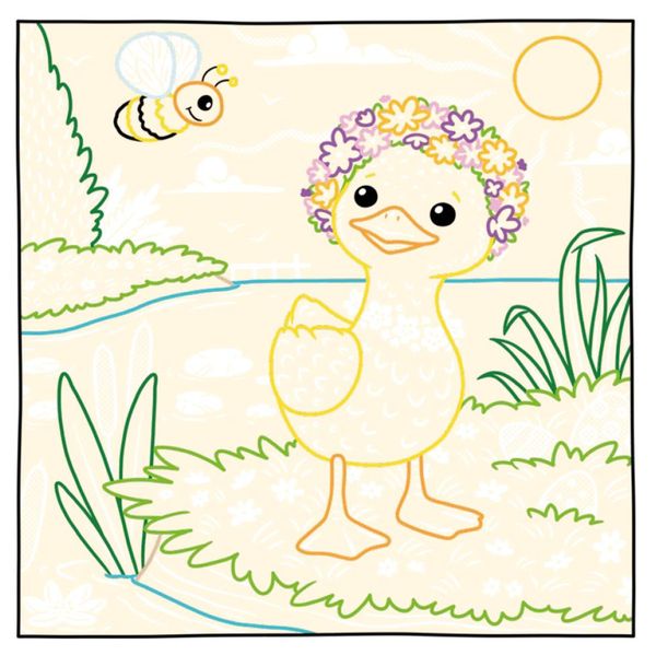 Zauberpapier Malbuch Frohe Ostern