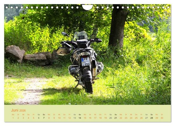 Produktbild: Freude an - Spa&szlig; mit der BMW GS (Wandkalender 2026 DIN A4 quer), CALVENDO Monatskalender
