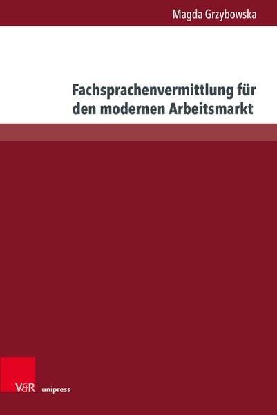 Produktbild: Fachsprachenvermittlung f&uuml;r den modernen Arbeitsmarkt