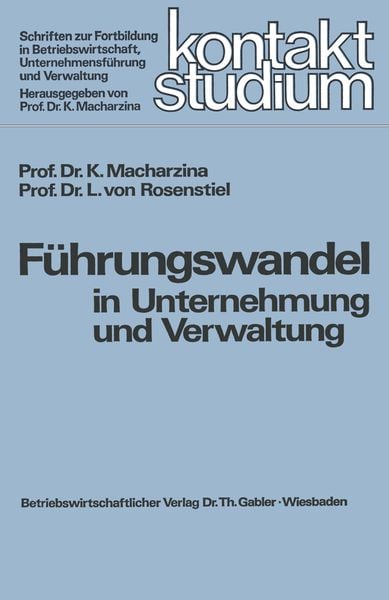 Produktbild: F&uuml;hrungswandel in Unternehmung und Verwaltung