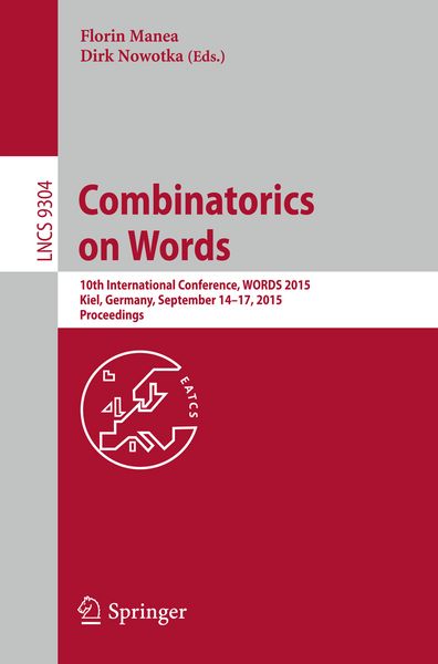 Produktbild: Combinatorics on Words