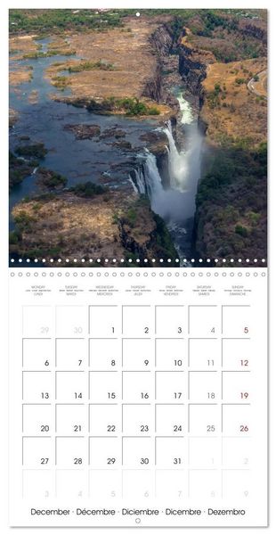 Produktbild: Victoria Falls natural wonders on the Zambezi (Wall Calendar 2027 12 &times; 12 Inch) CALVENDO 12 Month Wall Calendar