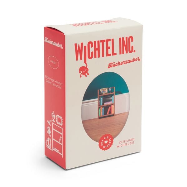 Produktbild: Wichtel Inc. Buchregal gro&szlig; mit B&uuml;chern