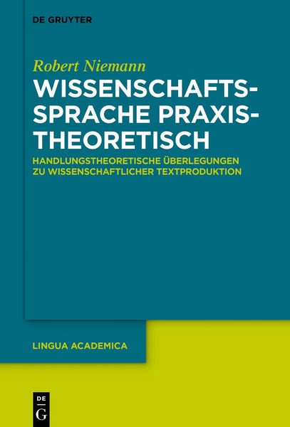 Produktbild: Wissenschaftssprache praxistheoretisch
