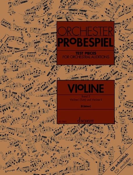Produktbild: Orchester-Probespiel Violine