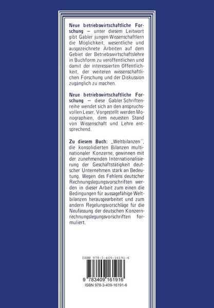 Produktbild: Weltbilanzen