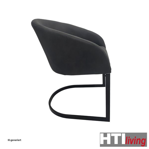 Produktbild: HTI-Living HTI-Living Esszimmerstuhl 2er Set Vemal Schwarz