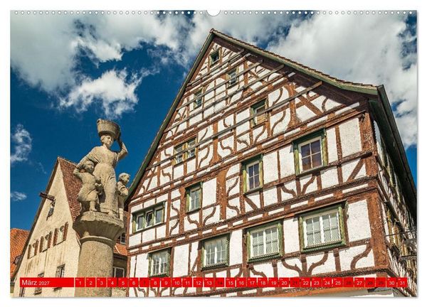 Produktbild: M&uuml;hlheim an der Donau (Wandkalender 2027 DIN A2 quer), CALVENDO Monatskalender