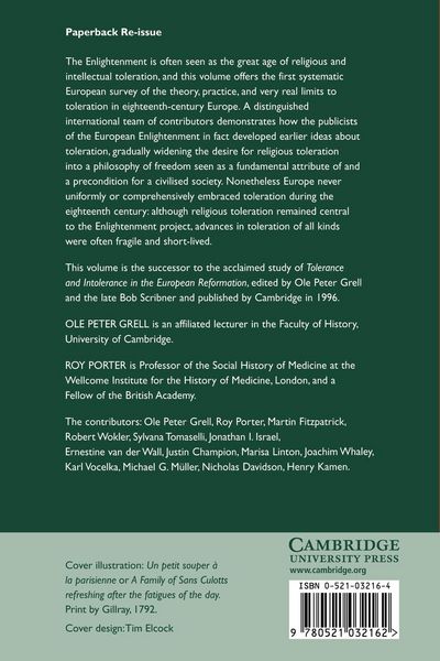 Produktbild: Toleration in Enlightenment Europe