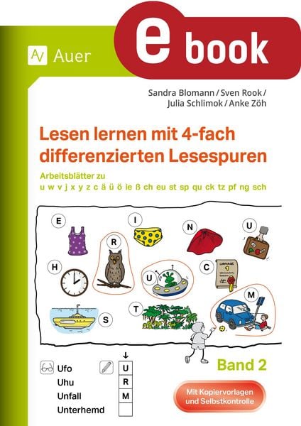 Produktbild: Lesen lernen mit 4-fach differenzierten Lesespuren
