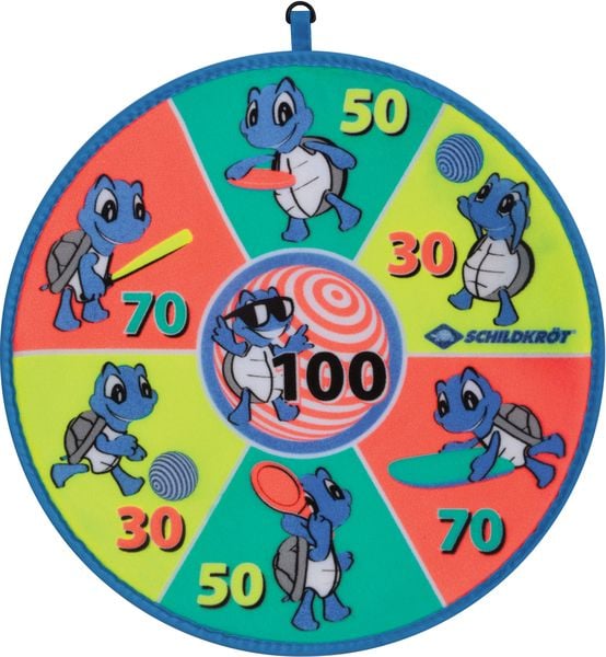 Produktbild: Schidlkr&ouml;t 970148 - Soft Dart Set, Klett-Dartscheibe mit 2 x 3 B&auml;llen