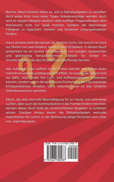 Produktbild: Das gro&szlig;e R&auml;tselbuch f&uuml;r clevere Kinder (ab 8 Jahre)