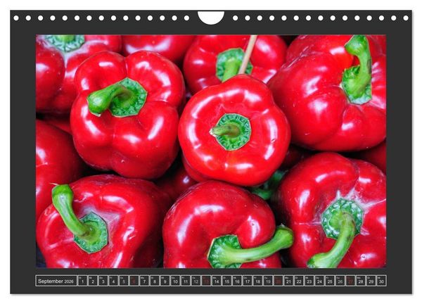 Produktbild: Obst + Gem&uuml;se (Wandkalender 2026 DIN A4 quer), CALVENDO Monatskalender