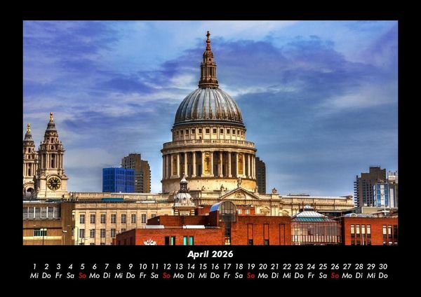 Produktbild: London 2026 Fotokalender DIN A3