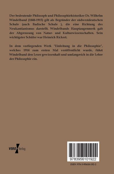 Produktbild: Einleitung in die Philosophie