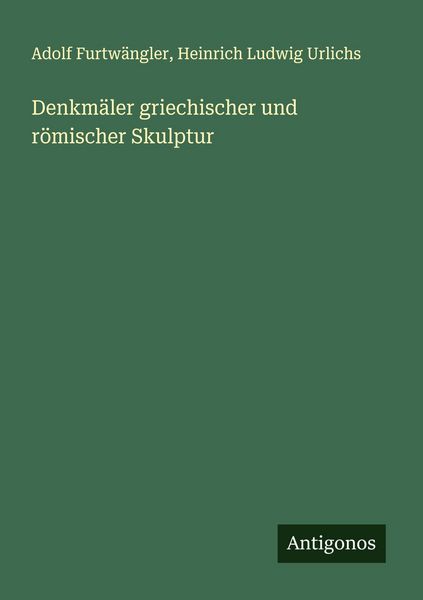 Produktbild: Denkm&auml;ler griechischer und r&ouml;mischer Skulptur