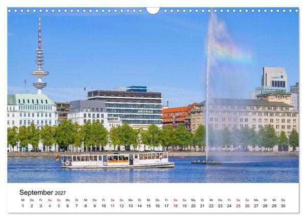 Produktbild: Hamburg Events (Wandkalender 2027 DIN A3 quer), CALVENDO Monatskalender