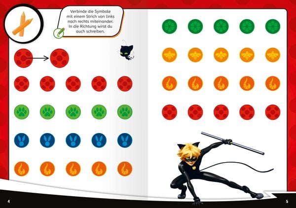 Produktbild: Miraculous: Das gro&szlig;e Vorschulbuch - Buchstaben, Zahlen, Konzentration