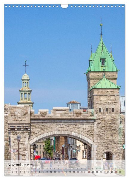 Produktbild: Kanada Quebec - Historisches Quebec (Wandkalender 2026 DIN A3 hoch), CALVENDO Monatskalender