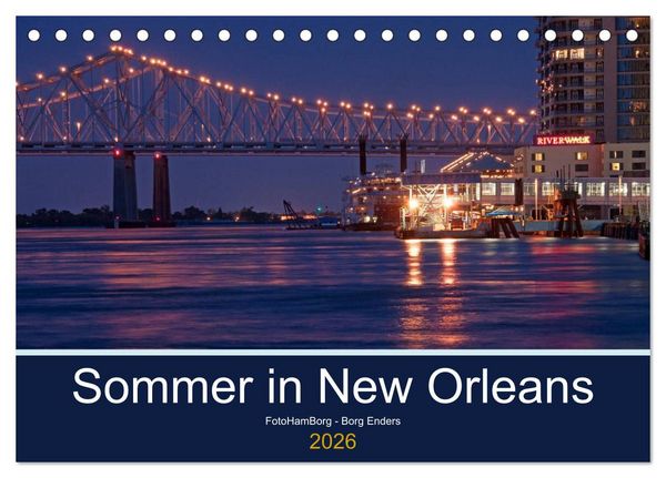 Produktbild: Sommer in New Orleans (Tischkalender 2026 DIN A5 quer), CALVENDO Monatskalender