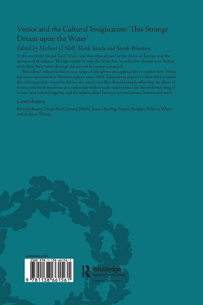Produktbild: Venice and the Cultural Imagination