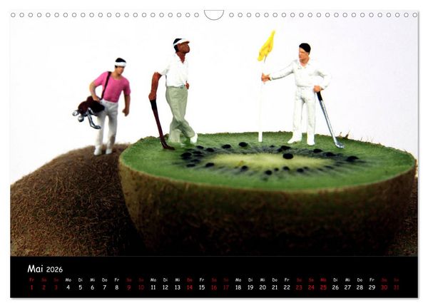 Produktbild: Minis Golf (Wandkalender 2026 DIN A3 quer), CALVENDO Monatskalender