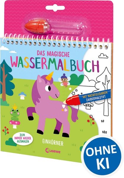 Produktbild: Das magische Wassermalbuch - Einh&ouml;rner