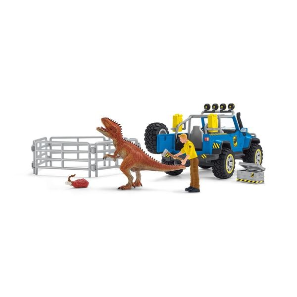 Produktbild: schleich&reg; Dinosaurs 41464 - Gel&auml;ndewagen mit Dino-Au&szlig;enposten
