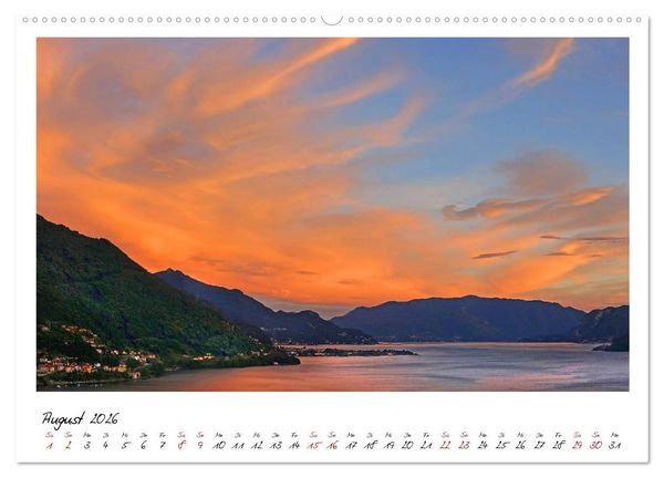 Produktbild: Der sch&ouml;ne Norden des Lago di Como (Wandkalender 2026 DIN A2 quer), CALVENDO Monatskalender