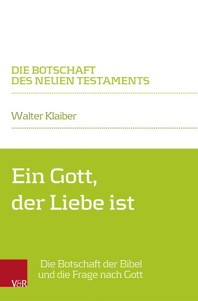 Produktbild: Ein Gott, der Liebe ist
