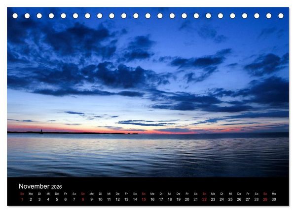 Produktbild: Malerische Kieler F&ouml;rde (Tischkalender 2026 DIN A5 quer), CALVENDO Monatskalender