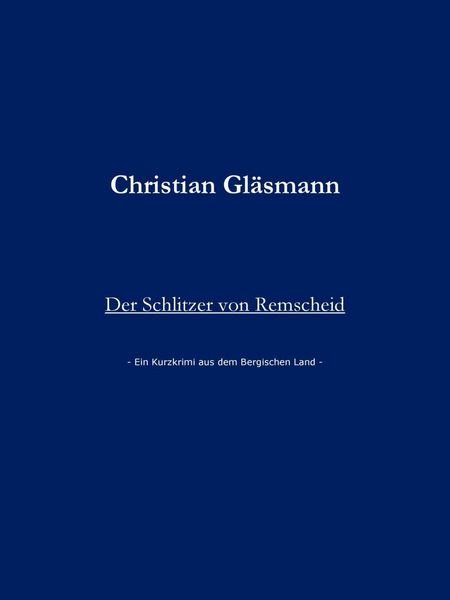 Produktbild: Der Schlitzer von Remscheid