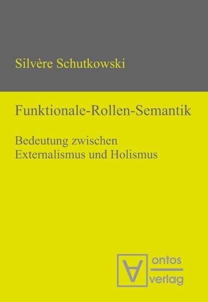 Produktbild: Funktionale-Rollen-Semantik