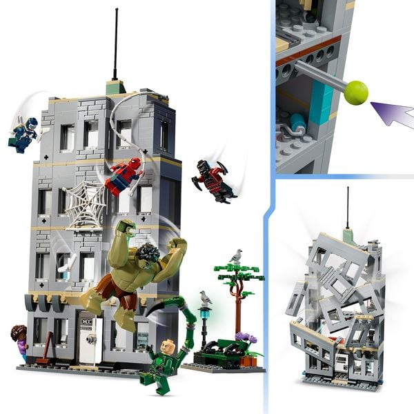 Produktbild: LEGO ǀ Marvel Gro&szlig;er Showdown: Spider-Man vs. Hulk, Spielzeug 76350