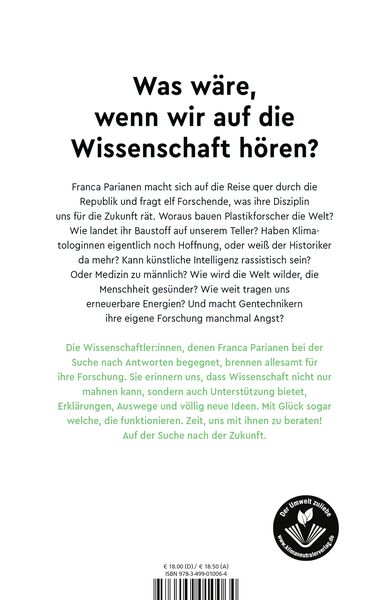 Weltrettung braucht Wissenschaft