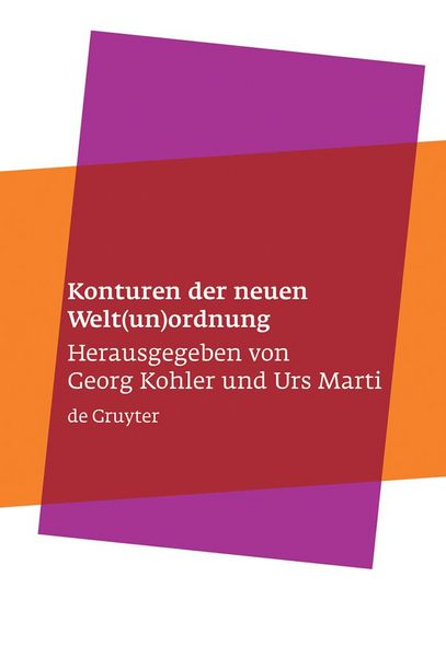 Produktbild: Konturen der neuen Welt(un)ordnung