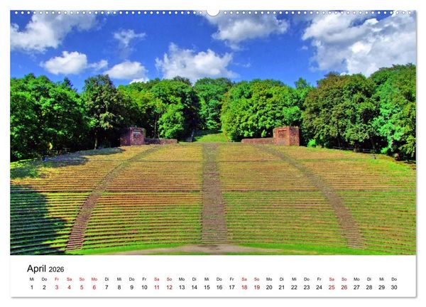 Produktbild: Heidelberg - Heiligenberg und Philosophenweg (hochwertiger Premium Wandkalender 2026 DIN A2 quer), Kunstdruck in Hochglanz