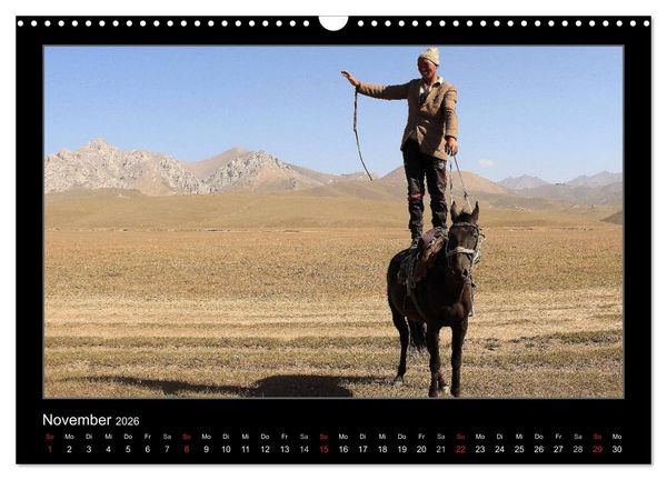 Produktbild: Unbekanntes Kirgistan (Wandkalender 2026 DIN A3 quer), CALVENDO Monatskalender