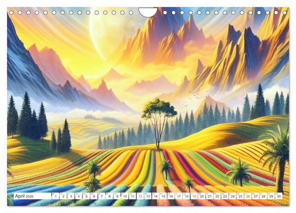 Produktbild: Futurplaneten (Wandkalender 2026 DIN A4 quer), CALVENDO Monatskalender