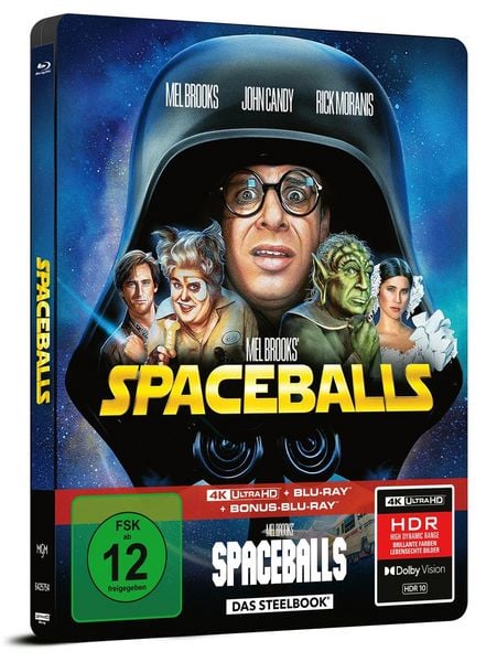 Produktbild: Spaceballs - Mel Brooks&rsquo; verr&uuml;ckte Raumfahrt - Limitiertes 3-Disc-SteelBook&reg; (4K Ultra HD + Blu-ray + Bonus-Blu-ray)