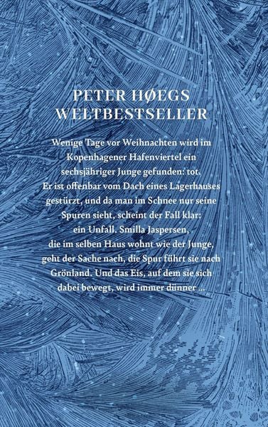 Produktbild: Smillas Gesp&uuml;r f&uuml;r Schnee