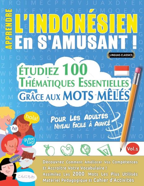 Produktbild: APPRENDRE L'INDON&Eacute;SIEN EN S'AMUSANT - POUR LES ADULTES