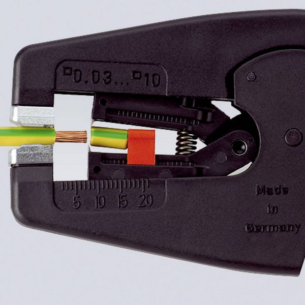 Produktbild: Knipex MultiStrip 10 12 42 195 Automatische Abisolierzange 0.03 bis 10 mm&sup2; 7 bis 32